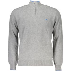 Heren Harmont &amp; Blaine sweatshirt met halve rits, grijs