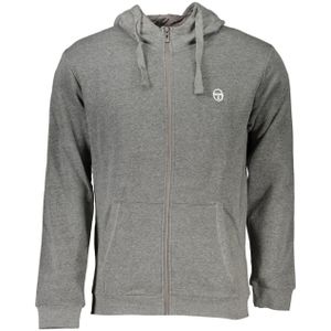 Herenhoodie met rits Sergio Tacchini grijs
