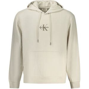 Heren hoodie Calvin Klein beige