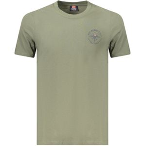 Heren T-shirt - Groen - Noorwegen