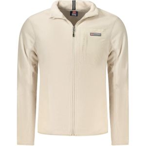 Heren Sweatshirt Noorwegen Zip Beige