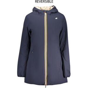 Damesjas K-Way omkeerbaar marineblauw
