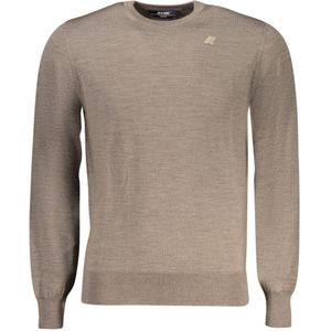 Heren sweatshirt K-way bruin