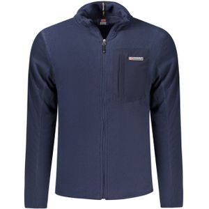 Heren Sweatshirt Noorwegen Zip Blauw