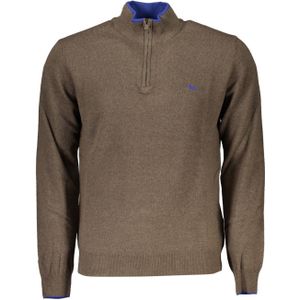 Heren Harmont &amp; Blaine sweatshirt met halve rits, bruin