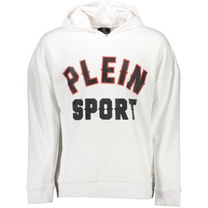 Heren Hoodie Plein Sport Wit