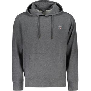 Heren Hoodie met Lange Mouwen Accademia Militare Grijs