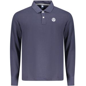 Heren North Sails Sweatshirt met lange mouwen, polo, blauw