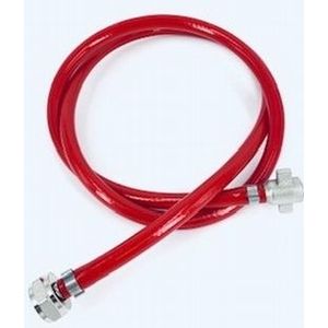 Gewapende rode CO2-slang diverse lengte's - 250 cm