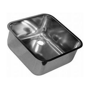 Spoelbak inlas LCL-2021 RVS 400 x 400 x 250 mm diep Schade Zi