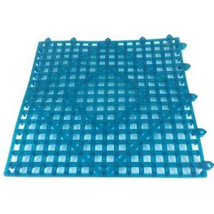 Antislip vloermat 305 x 305 mm blauw