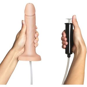 Strap On Me Spuitende Voorbind Dildo 17 Cm Zwart