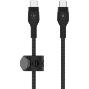 Belkin BoostCharge Pro Flex 3 m USB-C auf USB-C Kabel, schwarz