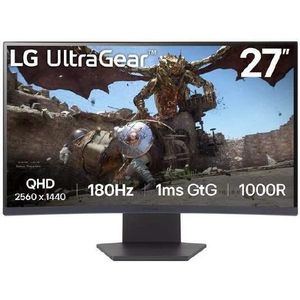LG 27GS60QX-B. TFT Curved Monitor 68,4cm (27 Zoll), Schwarz
