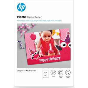 HP Fotopapier matt – 25 Blatt/10 x15 cm