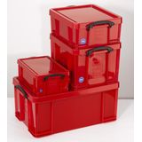 Really Useful Box Aufbewahrungsbox 9,0 l - 39,5 x 25,5 x 15,5 cm rot
