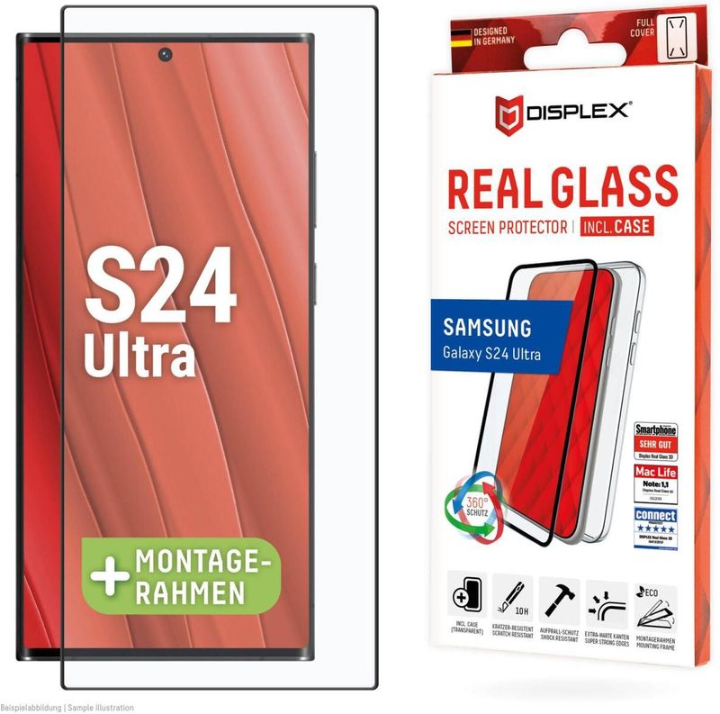 DISPLEX Real Glass + Case Samsung Galaxy S24 Ultra