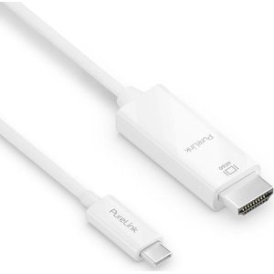 PureLink USB-C auf HDMI Kabel - 4K60 - iSerie - weiß - 1,50m