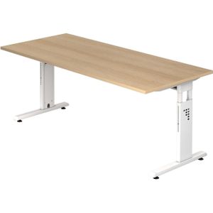 HAMMERBACHER höhenverstellbarer Schreibtisch VOS19/E/W eiche