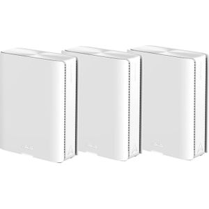ASUS ZenWiFi BT10 BE18000 Tri-Band WiFi 7 Smart AiMesh Extendable Router 3er Set (90IG08Y0-MO3C20)