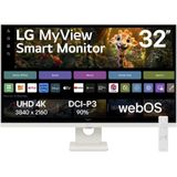 LG MyView 32SR73U-W 4K UHD Smart Monitor 80 cm (31.5"")