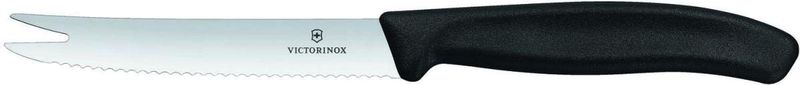 VICTORINOX Wurstmesser Swiss Classic silber, schwarz