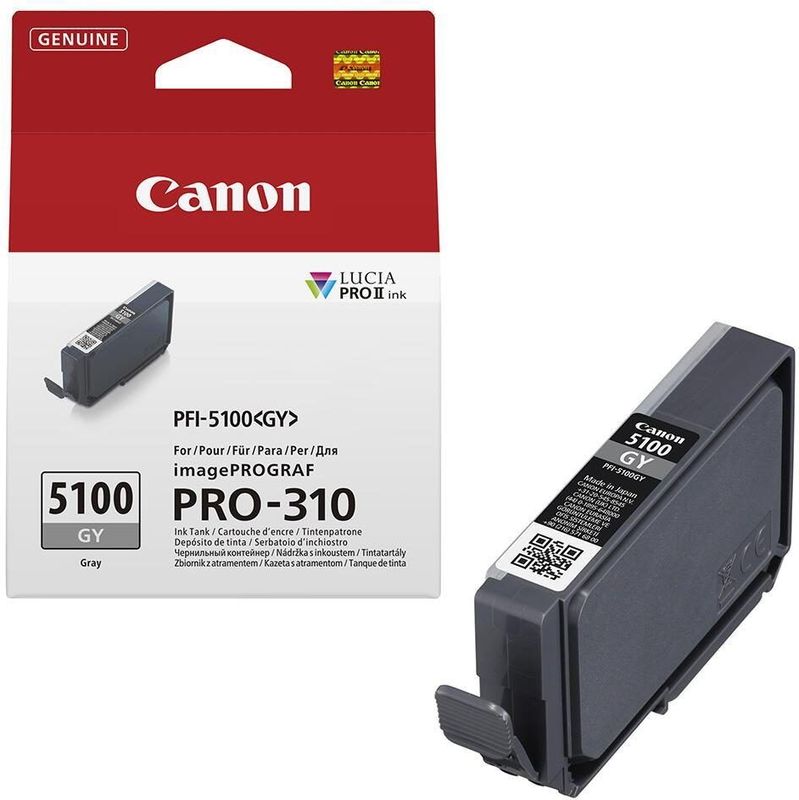 Canon Original PFI-5100 GY Druckerpatrone - grau 6959C001