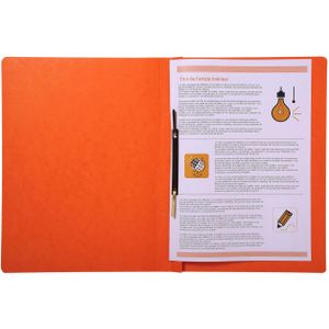 Exacompta Schnellhefter DIN A4 Colorspankarton 5x grün, rot, blau, orange, gelb