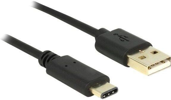 Delock Kabel USB 2.0 Typ-A Stecker > USB Type-C™ 2.0 Stecker 2,0 m schwarz