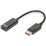 DIGITUS DisplayPort-Adapterkabel - DisplayPort / HDMI 0,15m