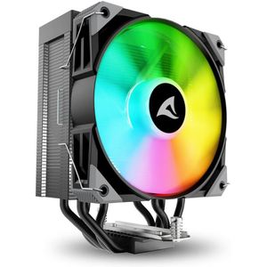 0 Sharkoon A40 RGB Single-Tower-Luftkühler 220W TDP schwarz
