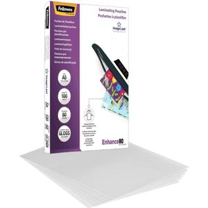 Fellowes Laminierfolien glänzend 80 mikron A5