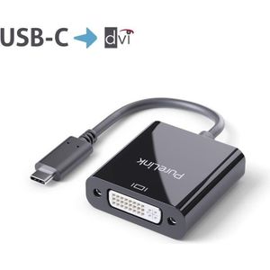 0 PureLink USB-C auf DVI Adapter - 1080p - iSerie - schwarz - 0,10m