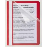 Schnellhefter A5 Polypropylen (PP) rot