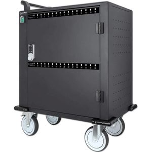 Manhattan 32-Port USB-C Ladeschrank auf Rollen 576 W