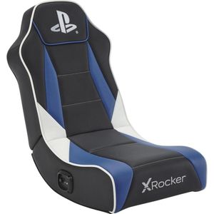 0 X Rocker Sony Playstation® Geist 2.0 Floor Rocker Gaming-Bodensessel mit 2.0 Audiosystem für Kinder & Jugendliche - schw