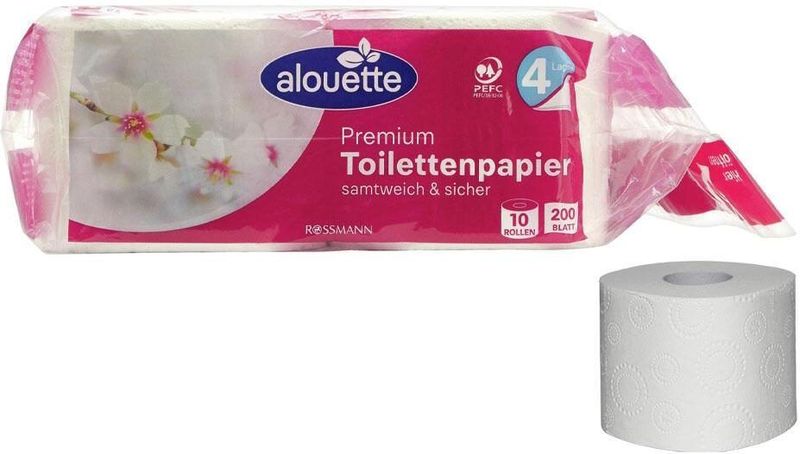 alouette Toilettenpapier Premium 4-lagig