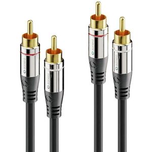 Sonero 2x Cinch Stereo Audio Kabel 0,5m