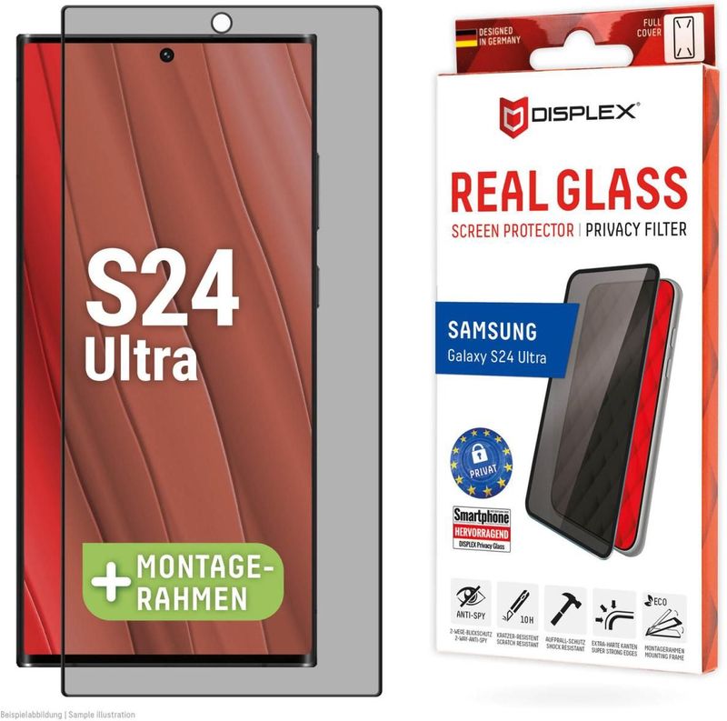 DISPLEX Privacy Glass für das Samsung Galaxy S24 Ultra