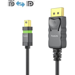 0 PureLink MiniDP/DP Kabel - Ultimate Serie - 1,00m - schwarz