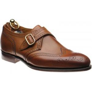 Herring Philip II monk shoes in Chestnut Calf