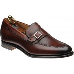 Herring Rigoletto monk shoes in Rosewood Calf