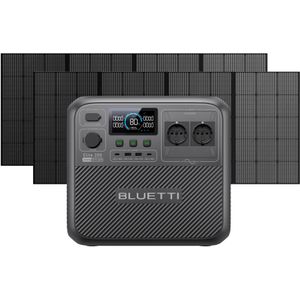 BLUETTI Elite 200 V2 Portable Power Station | 2.600W 2.073,6Wh, Elite 200 V2+2*350W Solar | 2.600W 2.073,6Wh 700W Solar Kit