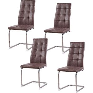 HTI-Living Schwingstuhl Ginny Vintage 4er Set