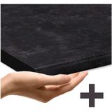 Vicco Herdumbauschrank R-Line Schwarz Beton Anthrazit 60 cm mit Arbeitsplatte Anthrazit