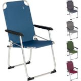 BO-CAMP Alu Klappstuhl Angelstuhl Anglerstuhl Camping Stuhl Klappsessel Faltbar Farbe: schwarz
