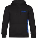 multifanshop Kapuzen Sweatshirt - Hoffenheim - Brust & Seite - Druck blau - Hoodie