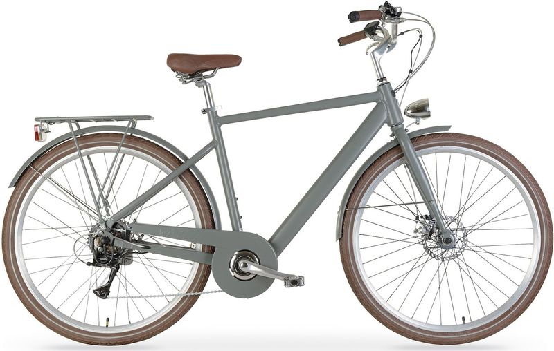 MBM Elektro-Citybike LA RUE 2.0 MAN, grau