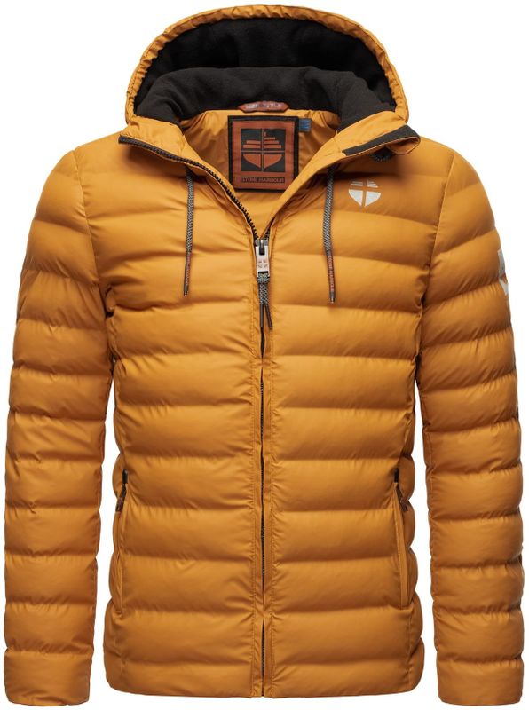 STONE HARBOUR Herren Winterjacke Wasserdichte Gesteppte Winter Regenjacke Zaharoo