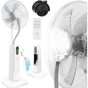 KESSER® Stand-Ventilator Frosty mit Wasser Ultraschall-Sprühnebel Wasserkühlung , inkl. Fernbedienung Timer-Funktion , Luftbefeuchter Leise ,  Nebelfunktion , Raumbefeuchter , Standventilator